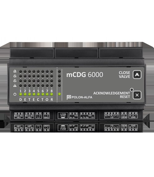 mCDG 6000 compact gas detection control panel